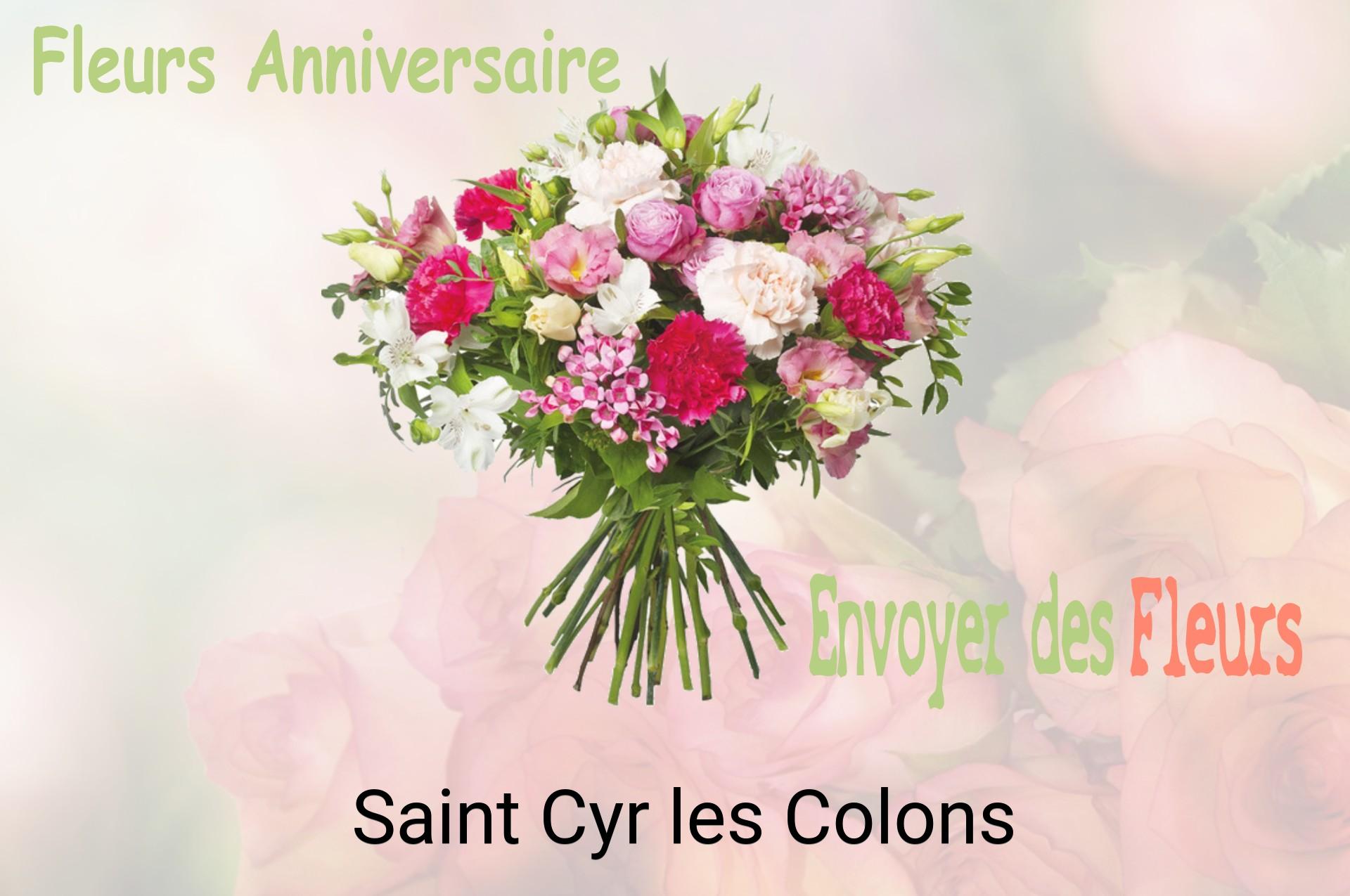 Bouquet de fleurs d’anniversaire livré à Saint-Cyr-les-Colons